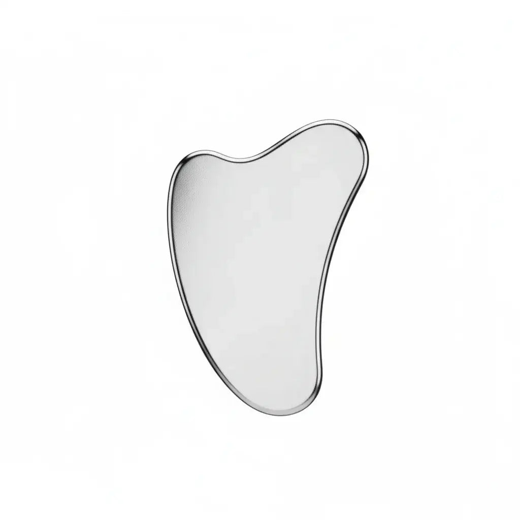 Gua sha acier inoxydable forme ergonomique massage visage lifting drainage lymphatique anti-rides