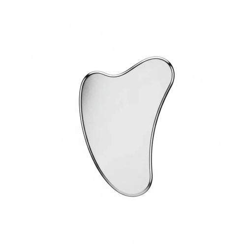 Gua sha acier inoxydable forme ergonomique massage visage lifting drainage lymphatique anti-rides
