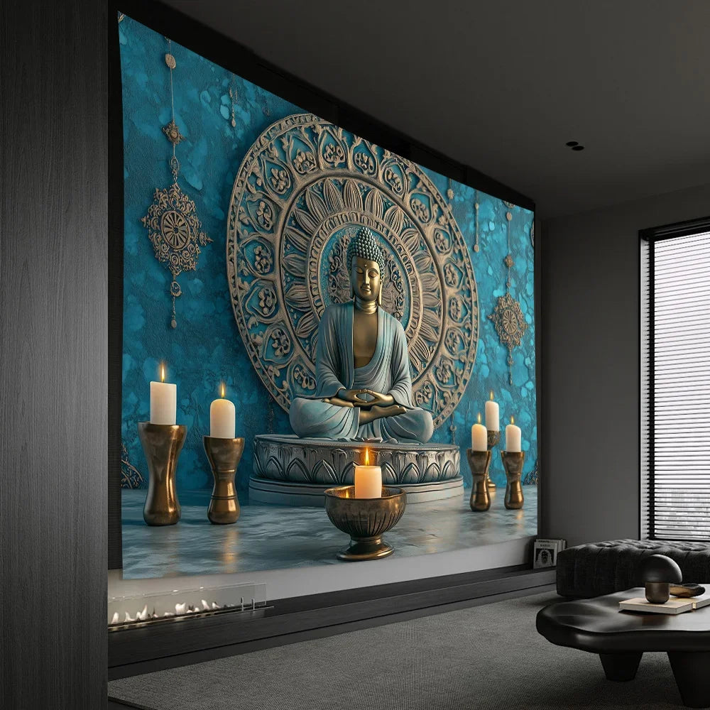 Papier peint Bouddha 3D chambre zen