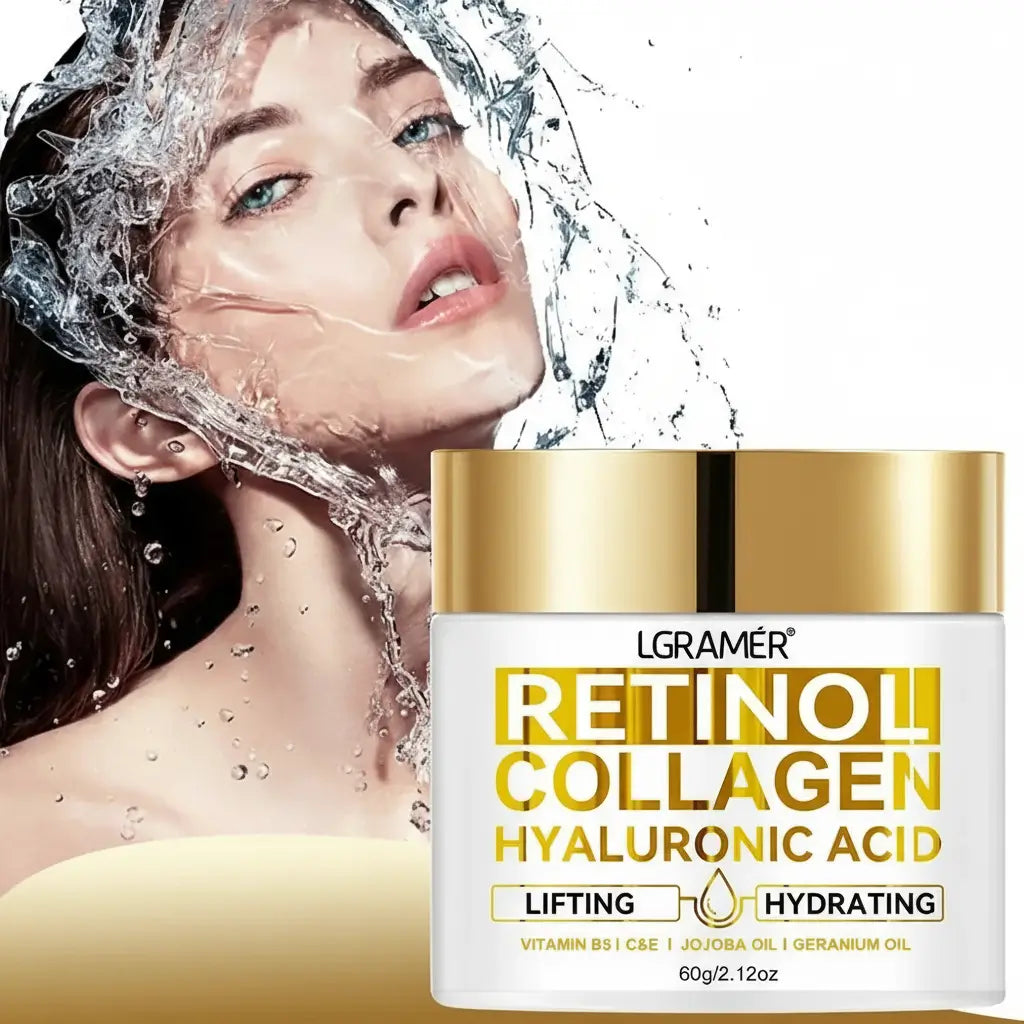 Soin visage rétinol acide hyaluronique