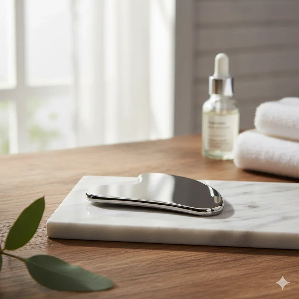 Massage visage acier professionnel lifting