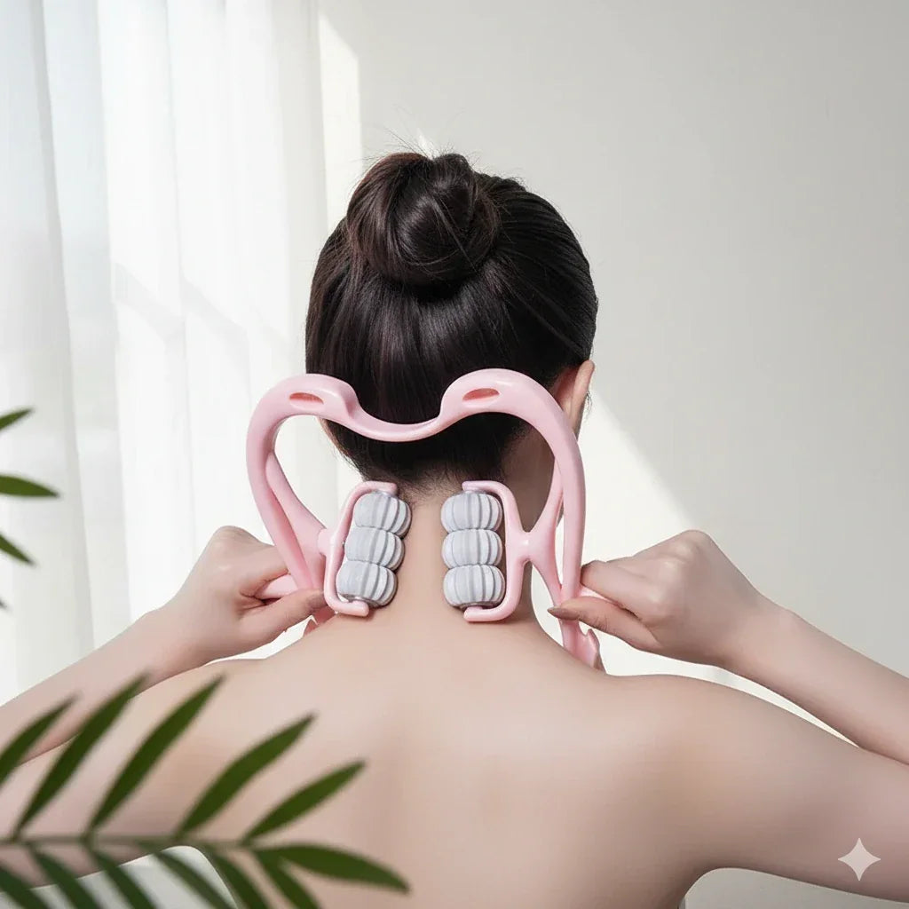 Outil massage nuque tensions cervicales