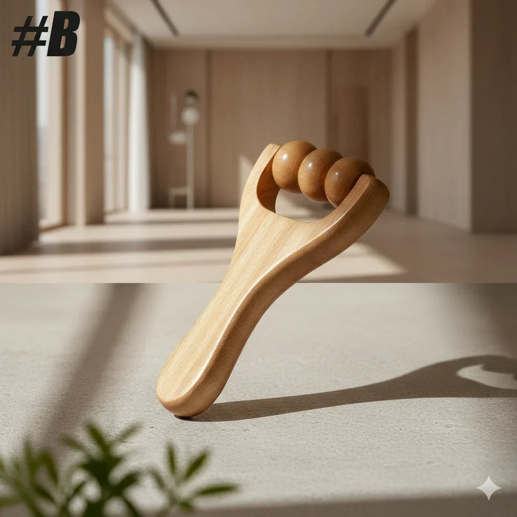 Massage anti-cellulite bois friction naturelle