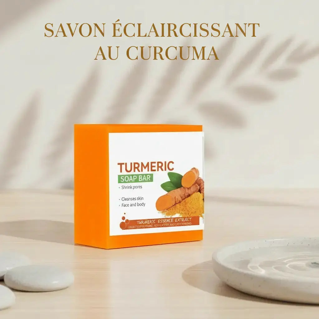  Savon curcuma artisanal éclaircissant naturel