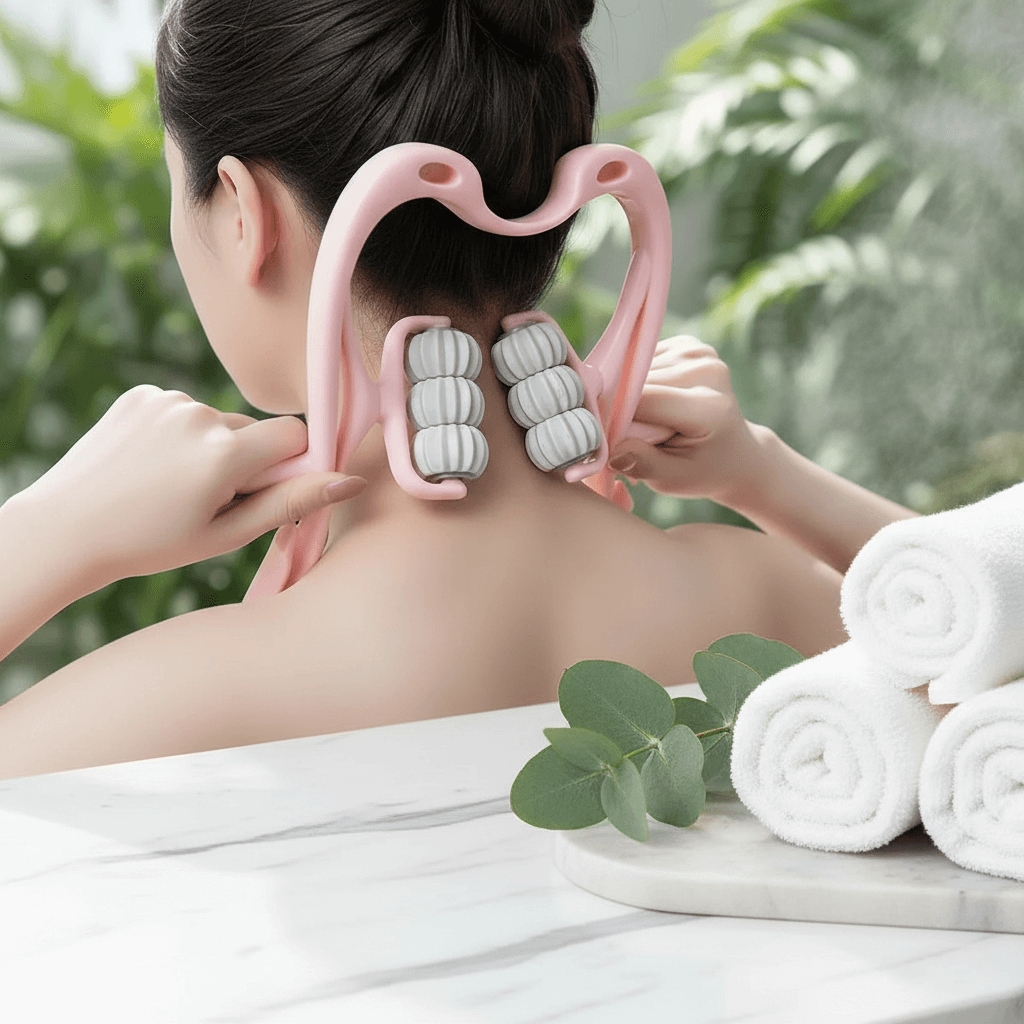  Masseur cervical 6 roues manuel portable