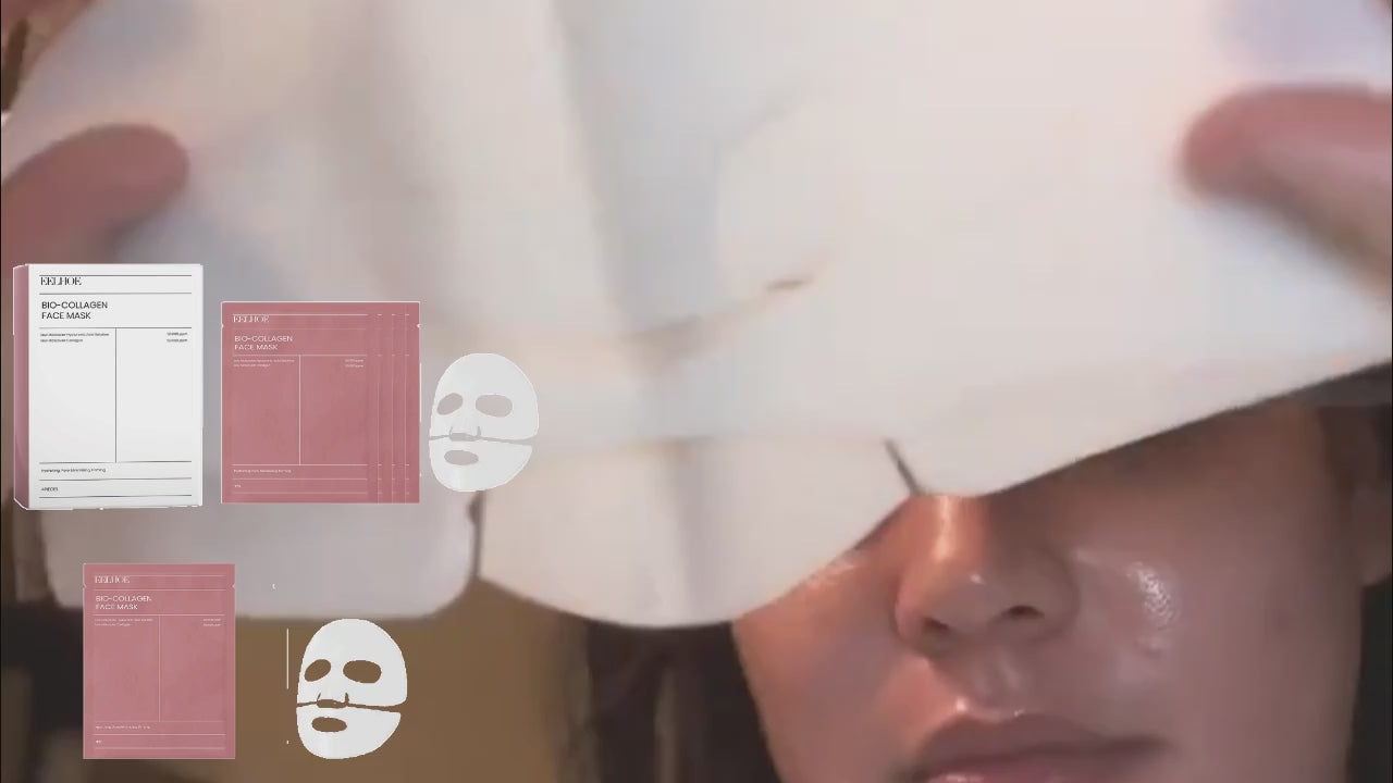 Masques Visage Bio au Collagène Hydratants